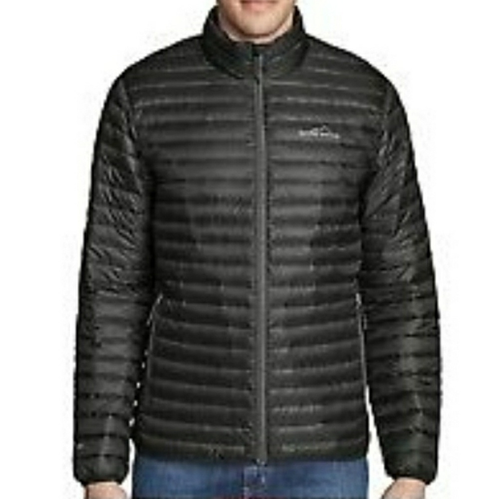 Eddie Bauer Men's Black Jacket Microlight Travler - Picture 7 of 7